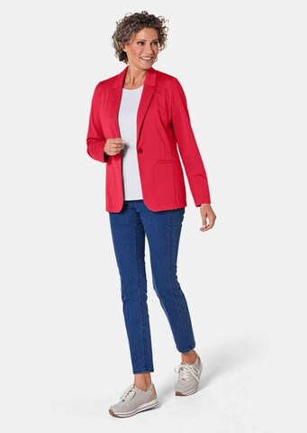 Goldner Blazer in Rot