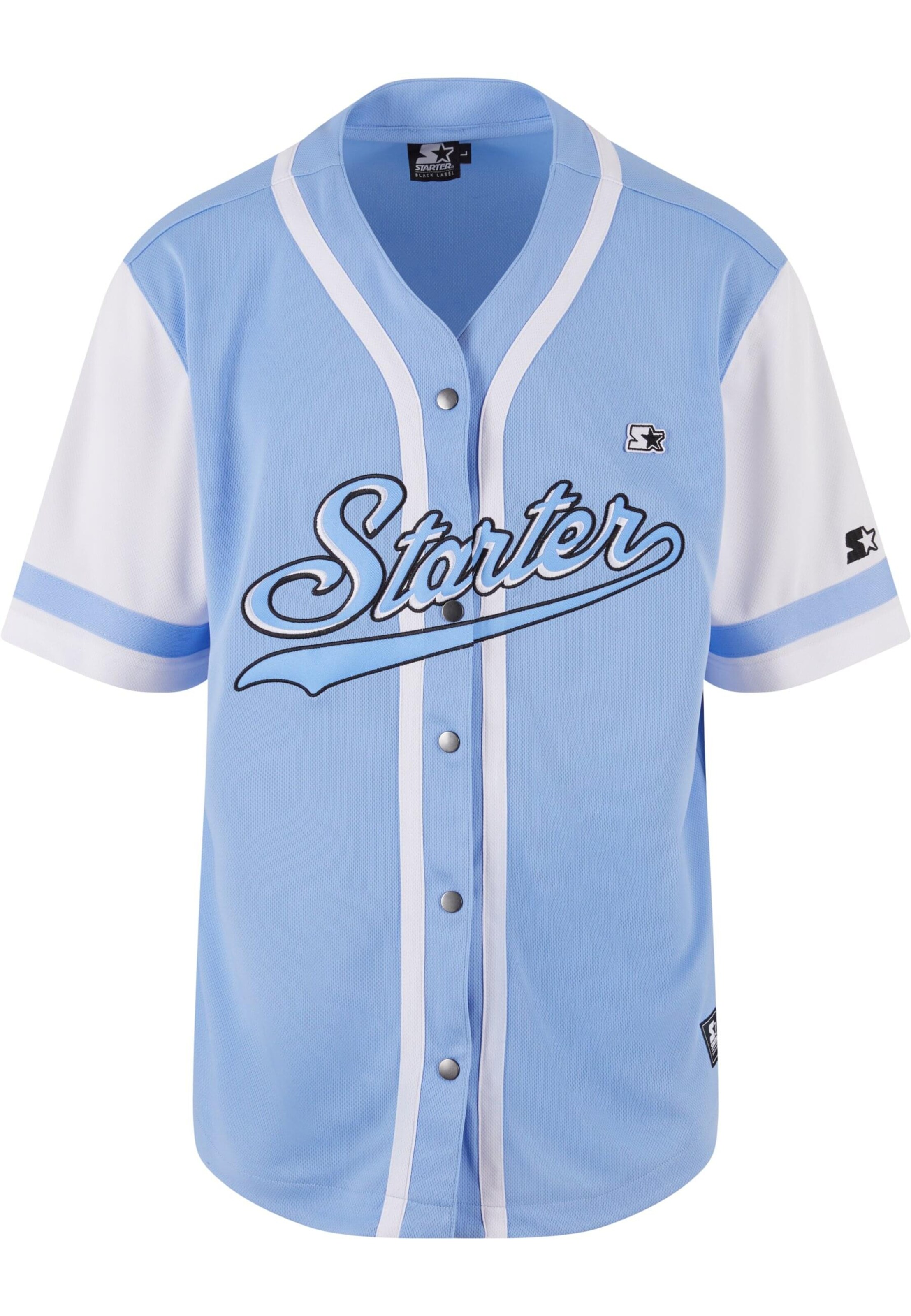 Starter Black Label Comfort fit Overhemd in Blauw: voorkant