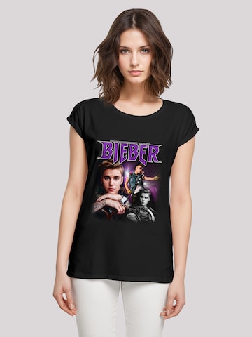 T-shirt 'Justin Bieber Iconic' F4NT4STIC en noir : devant