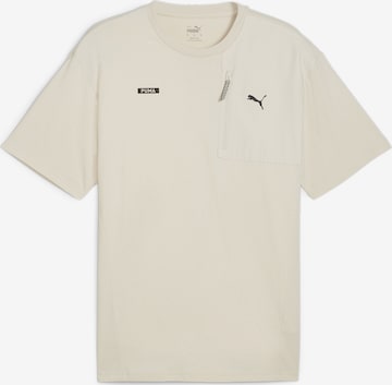 T-Shirt fonctionnel 'DESERT ROAD' PUMA en beige : devant