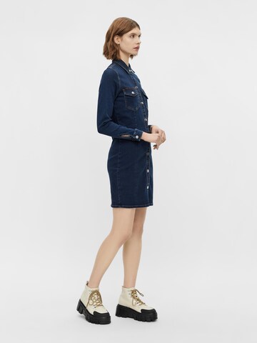 PIECES Shirt Dress 'Silia' in Blue