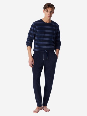 SCHIESSER - Pijama largo en azul
