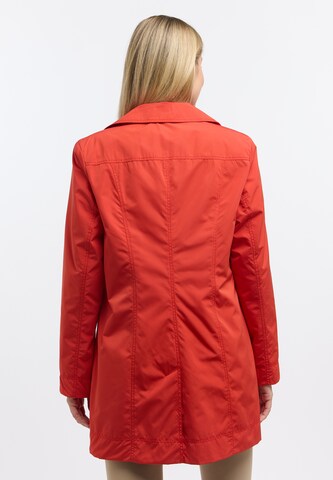 Barbara Lebek Between-Seasons Coat in Red