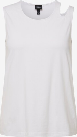 Ulla Popken Shirt in Wit: voorkant