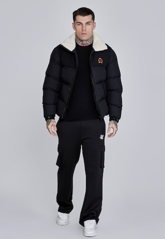 Veste mi-saison SikSilk en noir