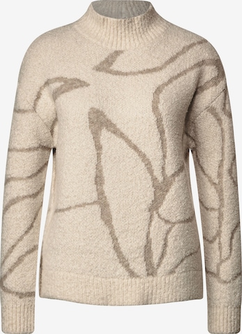 STREET ONE Sweater in Beige: front