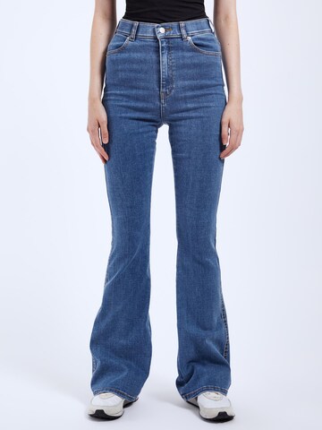 Dr. Denim Skinny Jeans 'Moxy High Flare' in Blue