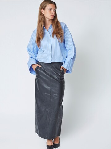 Jupe 'Gitt' co'couture en noir
