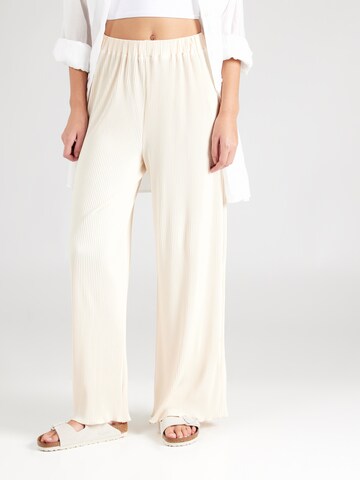 Wide leg Pantaloni 'Asiatic' di Soft Rebels in beige: frontale