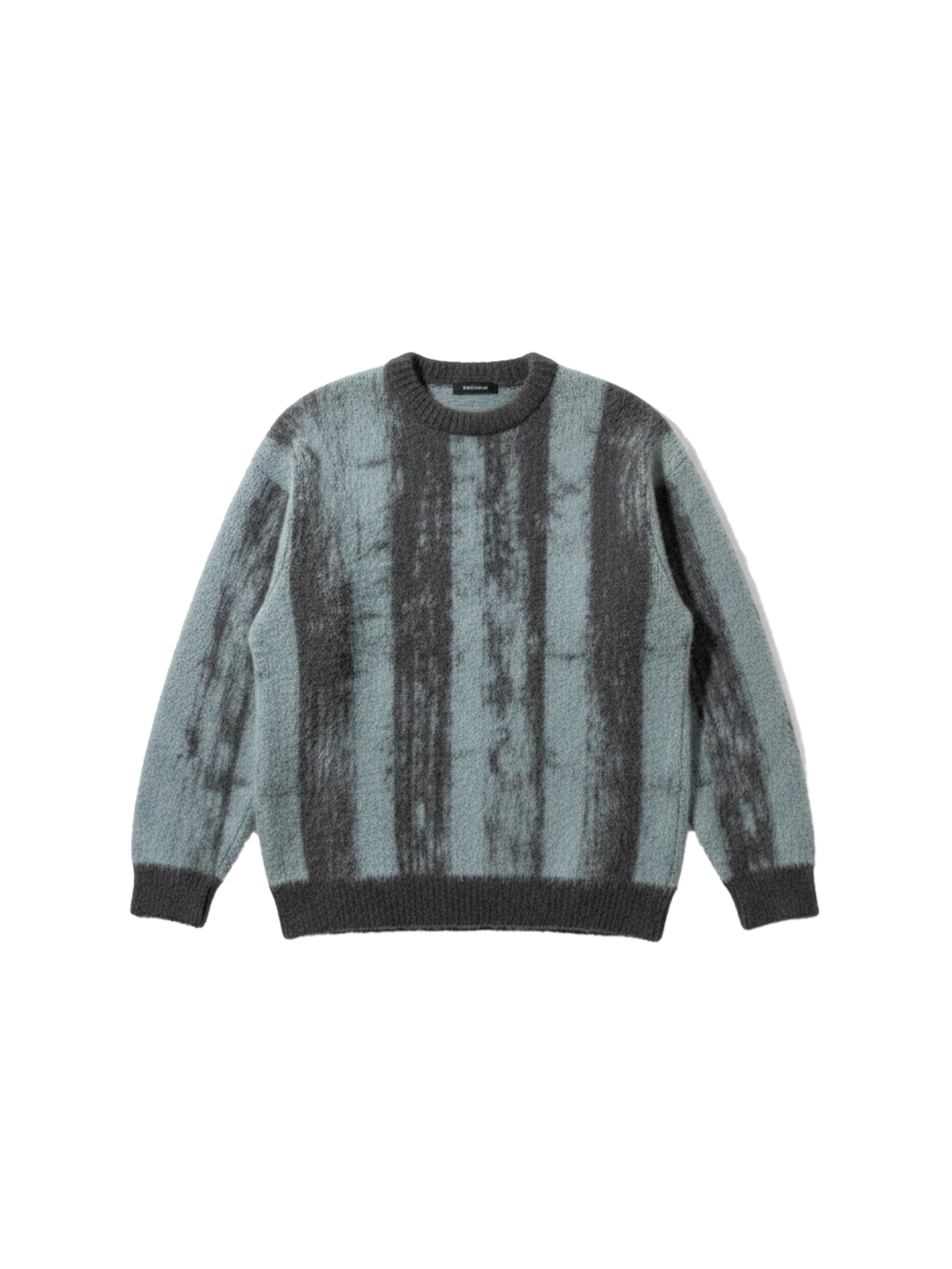 Kleidermafia Pullover 'Oversize Brushstroke Effect Knit Pullover - Anthracite'‌‌‌‌‌‌‌‌‌‌ in S in anthrazit, Produktansicht
