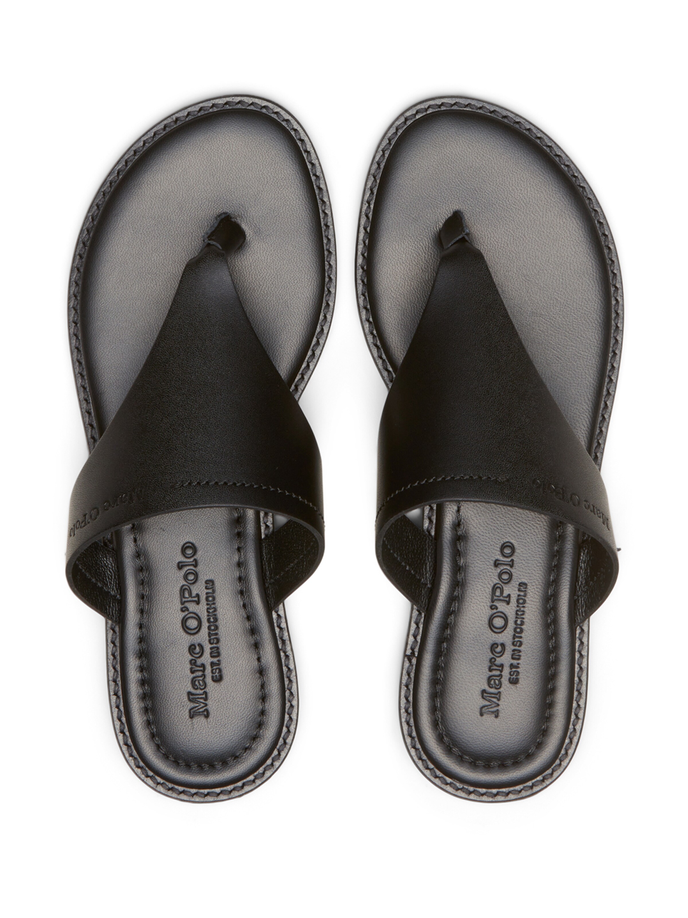 Marc O'Polo Teenslipper in Zwart