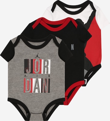 Tutina / body per bambino di Jordan in grigio: frontale