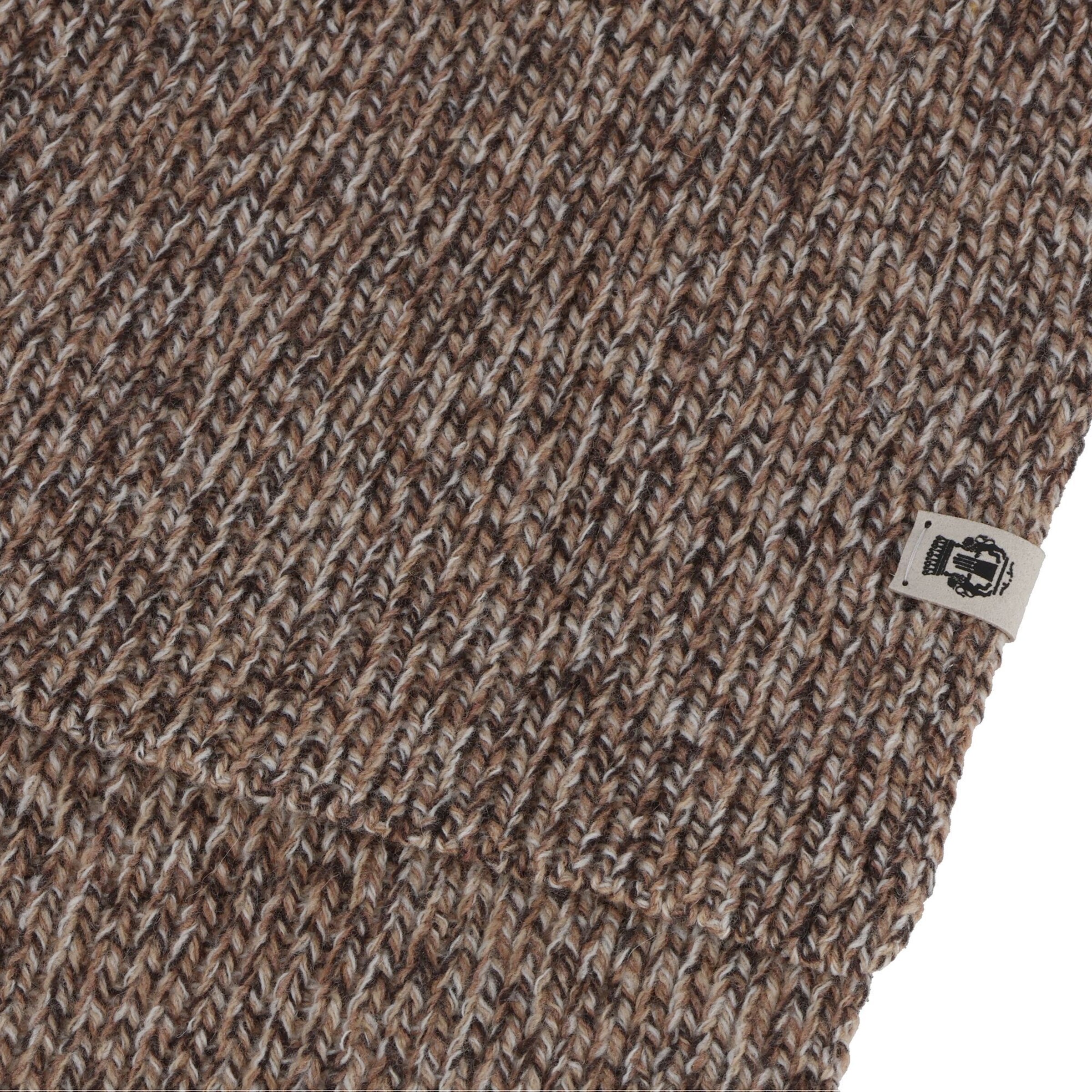 Roeckl Scarf 'MOULINÉ RIB' in Brown