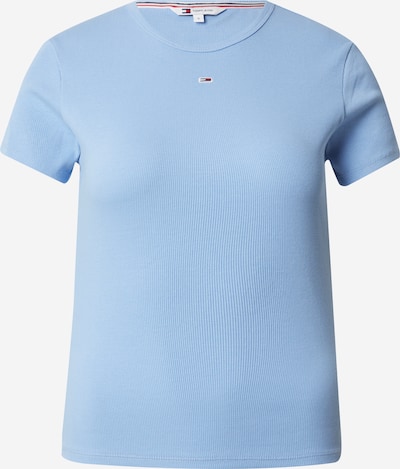 Tommy Jeans Тениска 'ESSENTIAL' в нейви синьо / светлосиньо / червено / бяло, Преглед на продукта