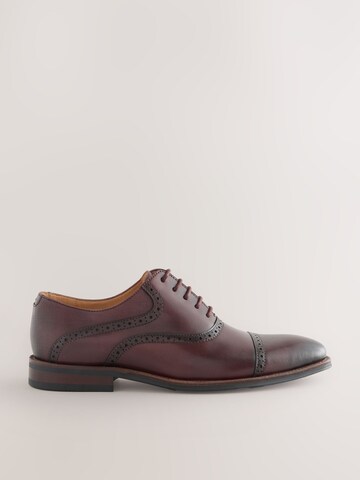 Chaussure à lacets 'Oxford' Next en rouge