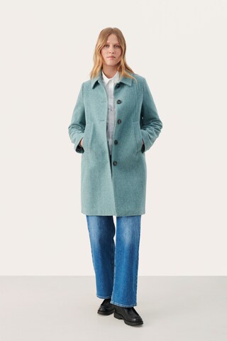 Manteau mi-saison Part Two en bleu