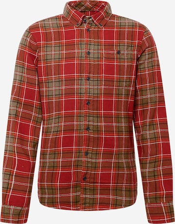 BLEND Slim fit Button Up Shirt in Red: front