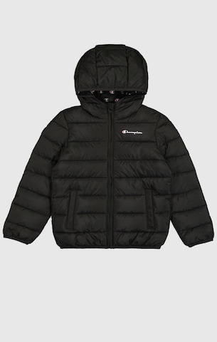 Champion Authentic Athletic Apparel Winter Jacket in Black: front
