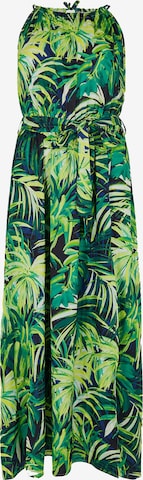 Robe Apricot en vert : devant