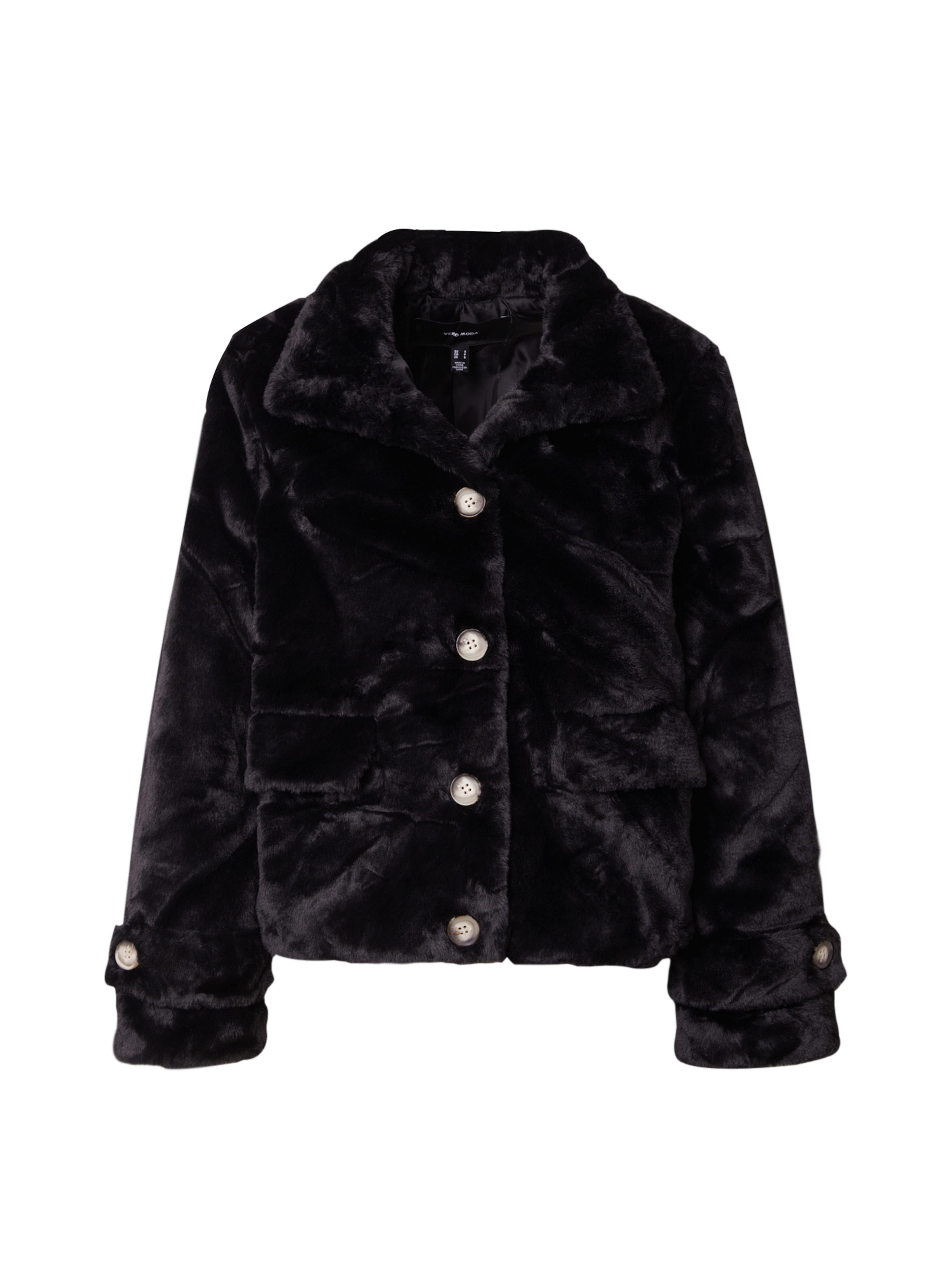 VERO MODA - Chaqueta de invierno en negro: frente