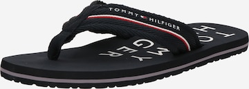 TOMMY HILFIGER Ujjelválasztó-pántos szandál - kék: elől