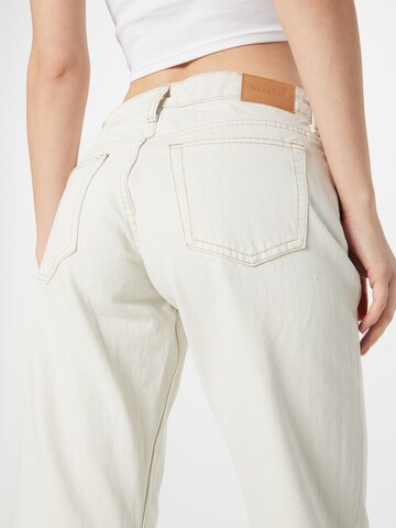 WEEKDAY Regular Jeans 'Arrow' in Weiß