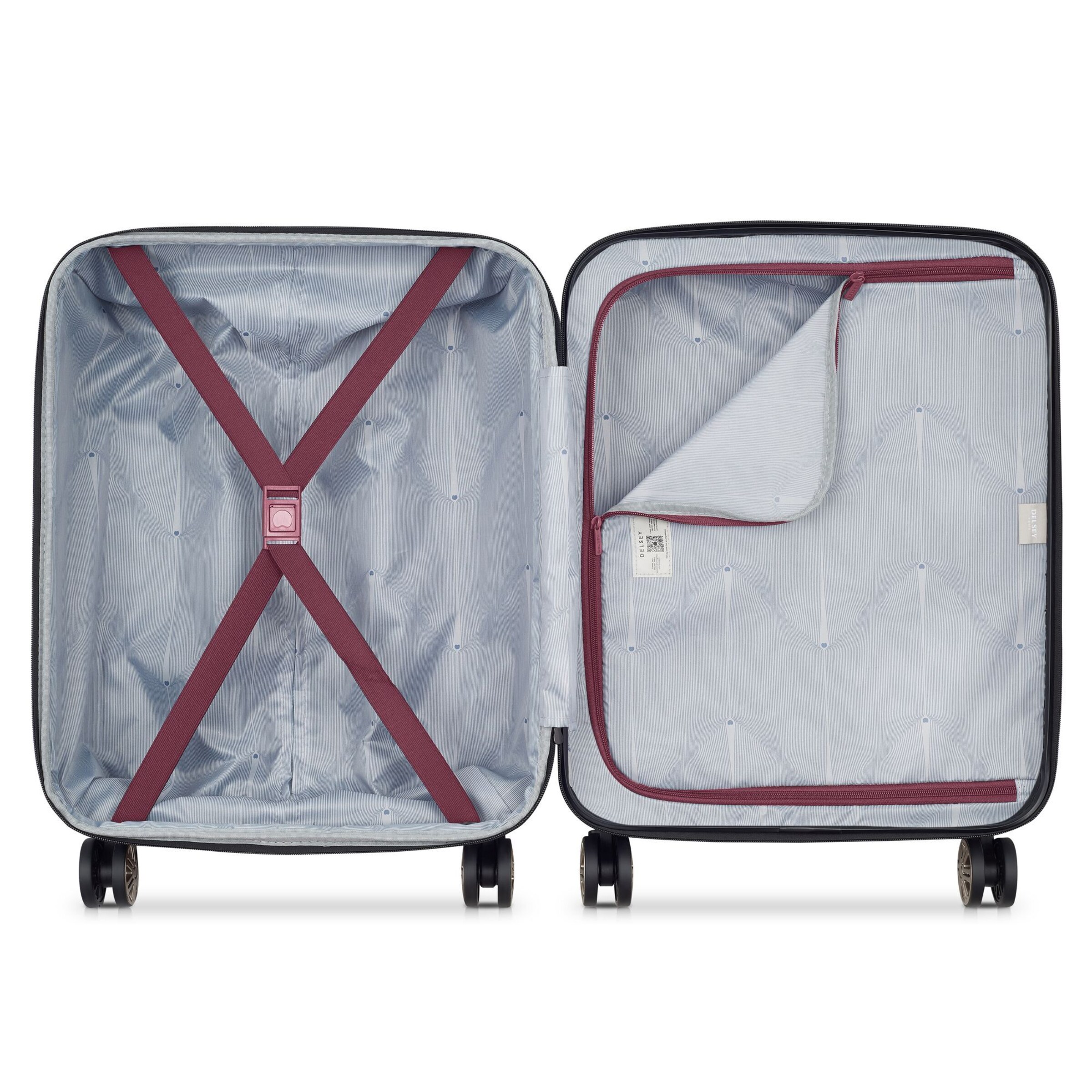 Delsey Paris Trolley 'Meteor' in Rood