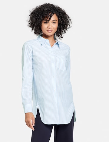 TAIFUN Blouse in Blue: front