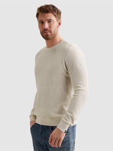 PME Legend - Jersey 'Pullover in cotton/modal' en blanco