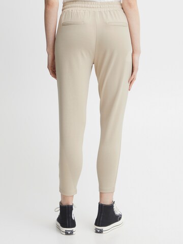 ICHI Slimfit Broek 'KATE' in Beige