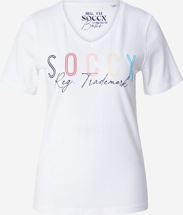 Soccx Shirt in Wit: voorkant