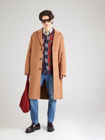 Calvin Klein Демисезонное пальто в Коричневый