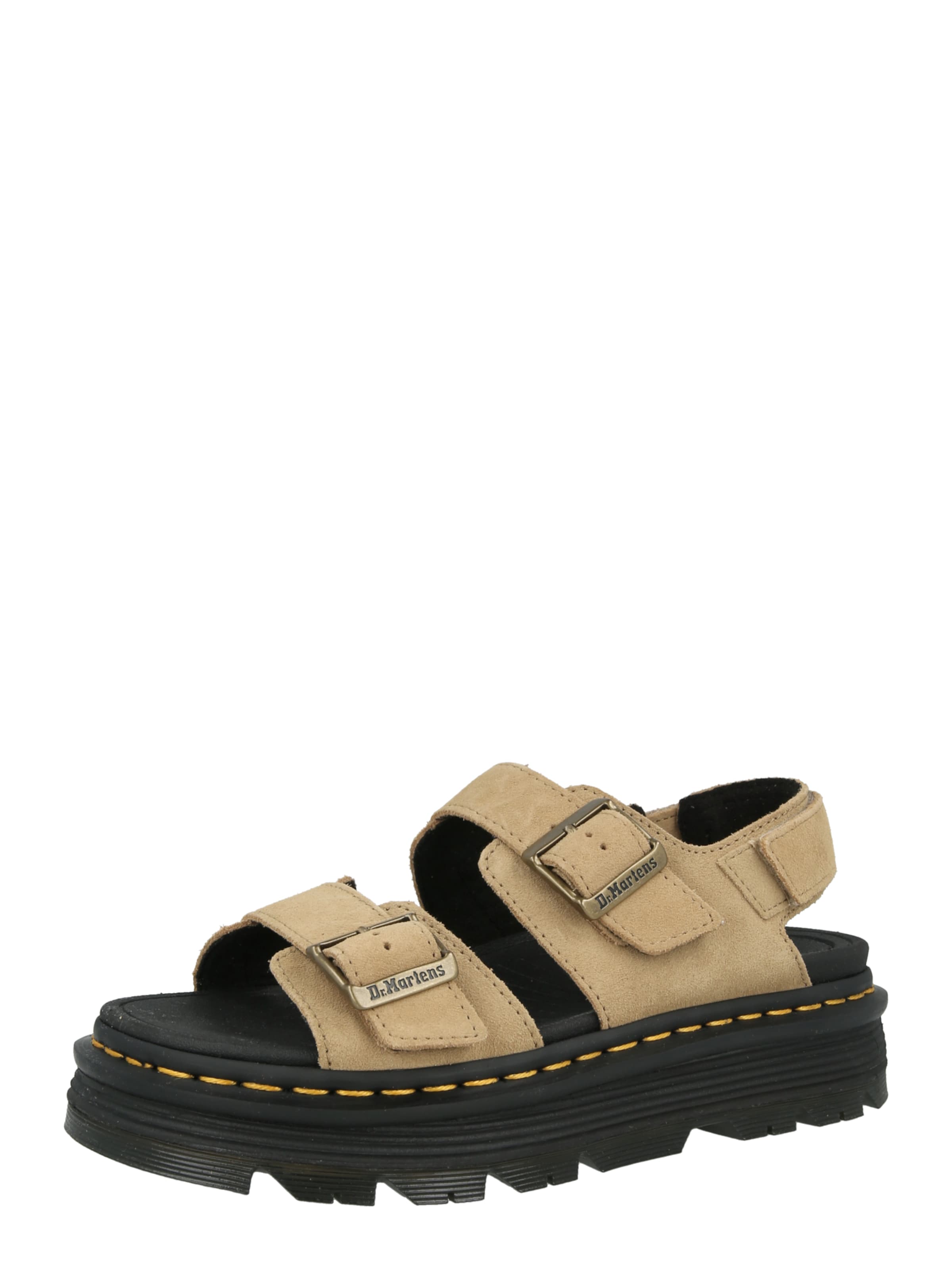 Dr. Martens Sandały 'ZebZag' w kolorze brązowy: przód