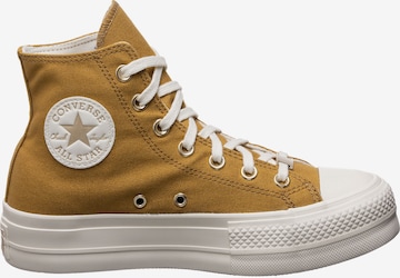 CONVERSE Кроссовки на платформе 'Chuck Taylor All Star' в Желтый