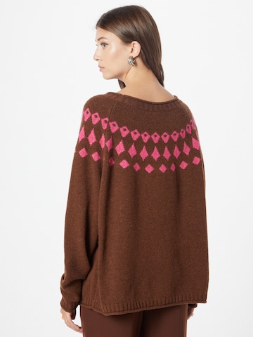 CULTURE Sweater 'Anwar' in Brown