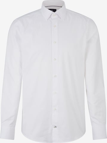 Coupe slim Chemise 'Martello' JOOP! en blanc : devant