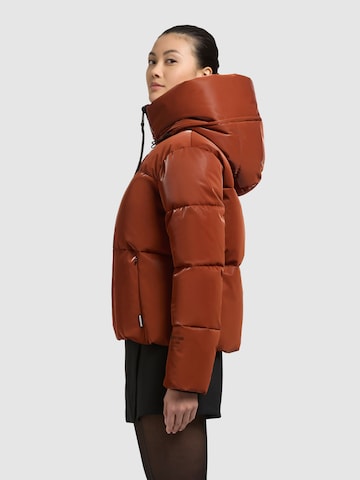 khujo Χειμερινό μπουφάν 'AUDREY SHINY' σε πορτοκαλί