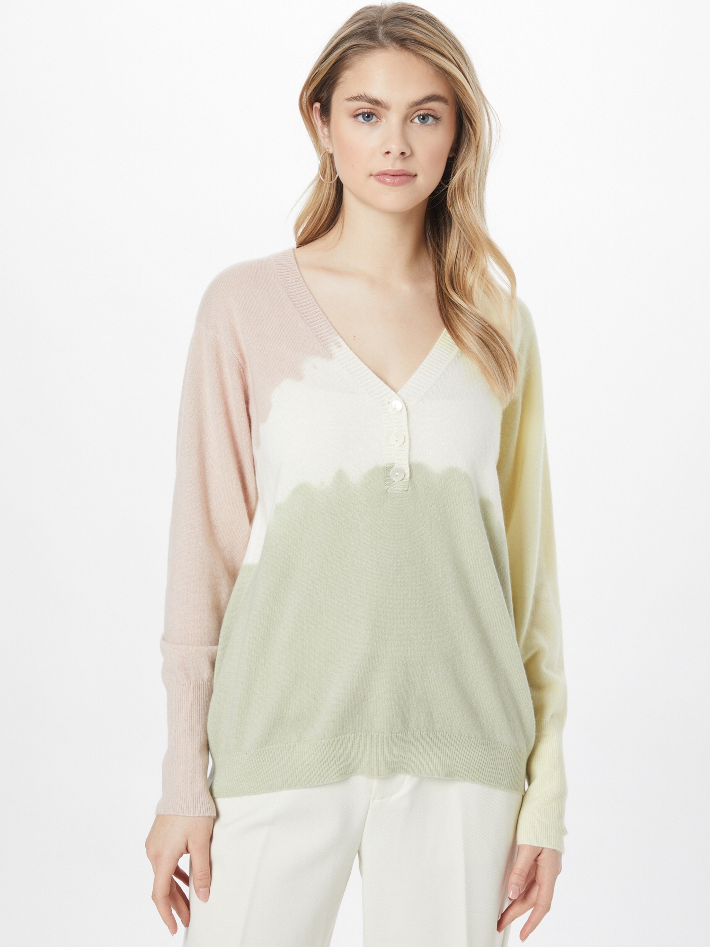 Frauen Pullover & Strick REPEAT Cashmere Pullover in Mischfarben - RW86167 Frauen Pullover & Strick REPEAT Cashmere Pullover in Mischfarben - RW86167