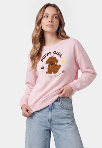 Sweat-shirt MYMO en rose : devant