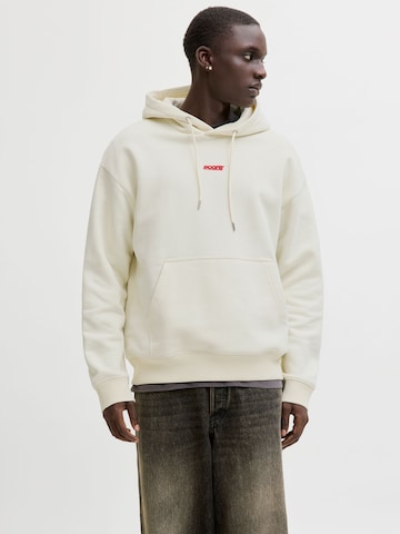 JACK & JONES Sweatshirt in Weiß: Vorderseite
