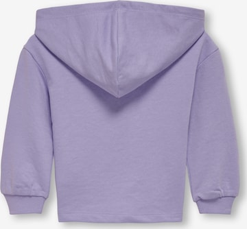 KIDS ONLY Sweat jacket 'Feel Summer' in Purple