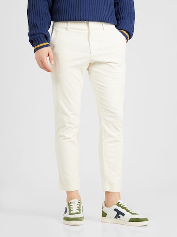 Regular Pantalon 'Theo 1322' NN07 en blanc : devant