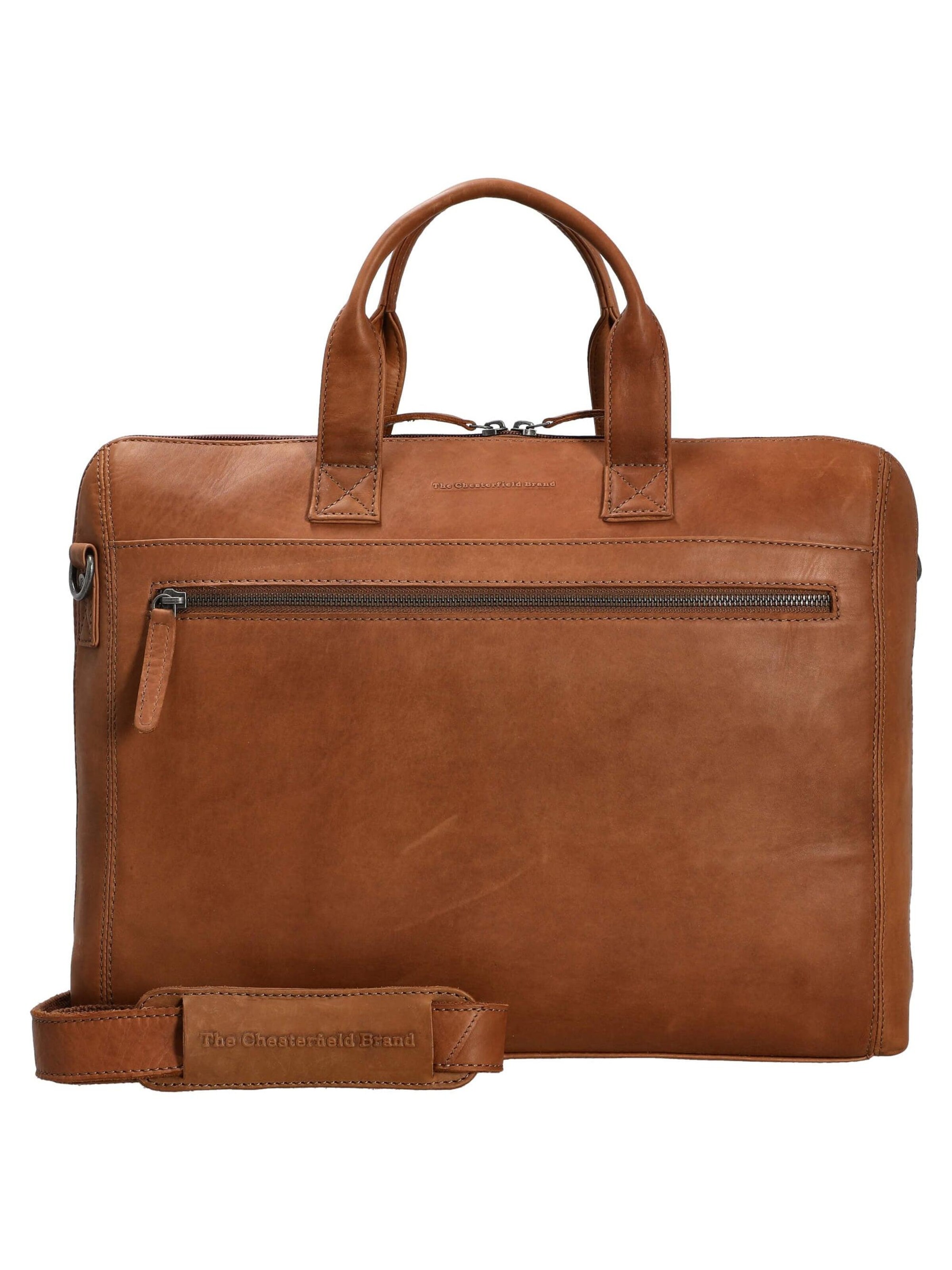 The Chesterfield Brand Laptop bag 'Levanto' in Brown: front