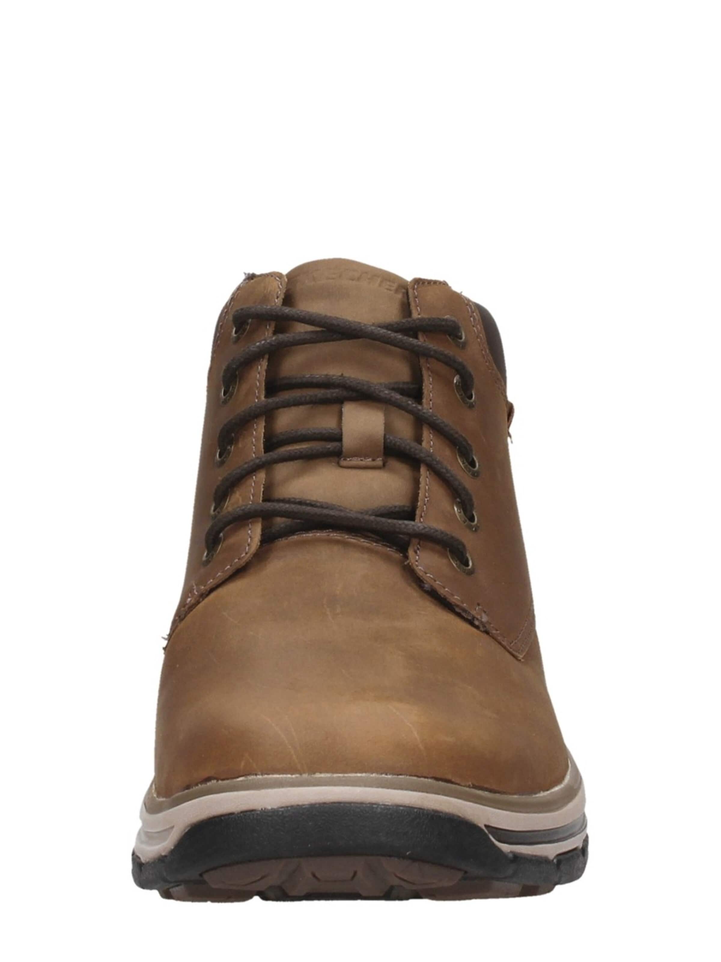 Bottes à lacets 'Relaxed Fit: Segment 2.0 - Brogden' SKECHERS en marron
