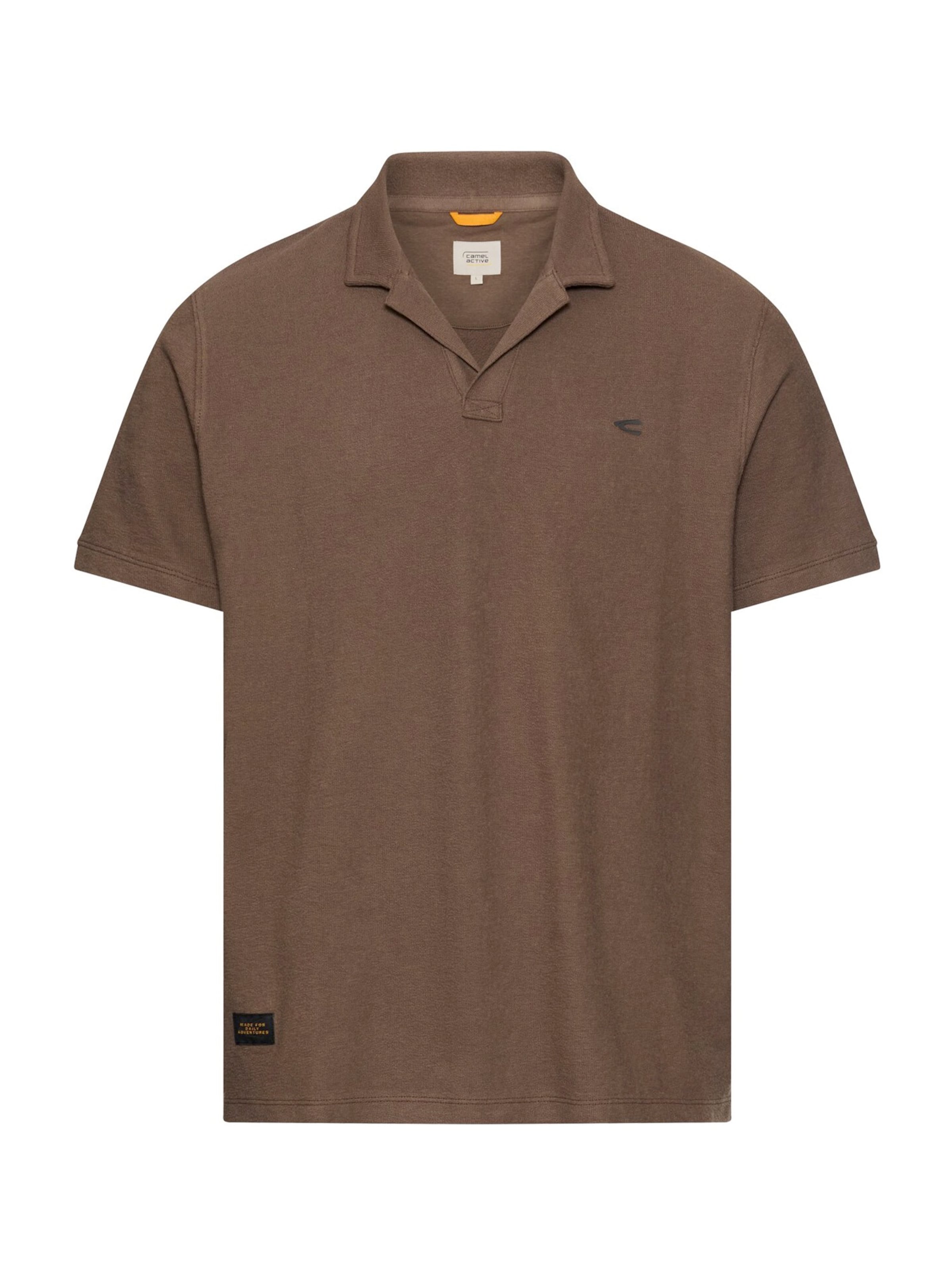 CAMEL ACTIVE Poloshirt in Braun: Vorderseite