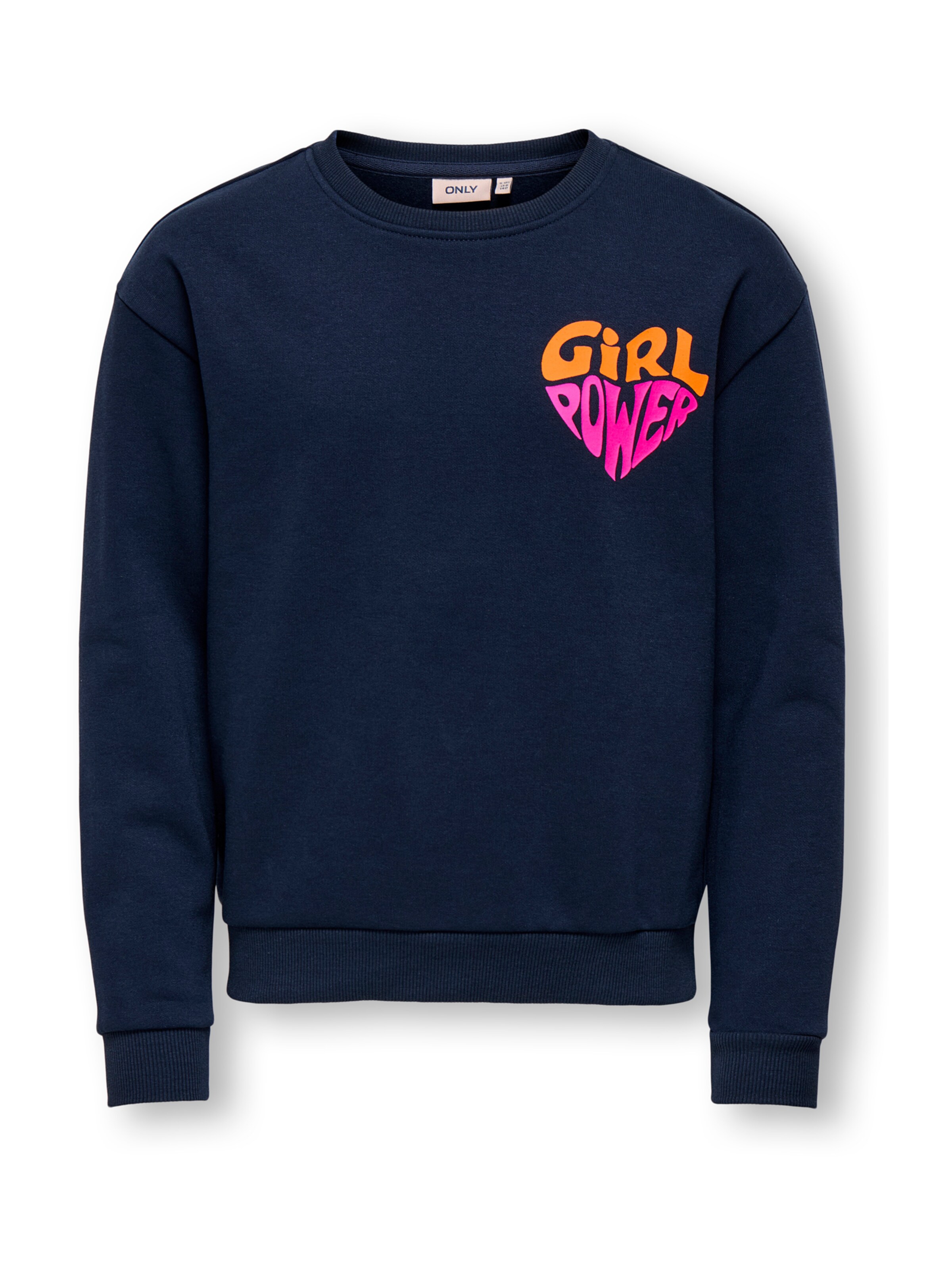 ONLY GIRLS Sweatshirt 'KOGANNI' in Blue: front