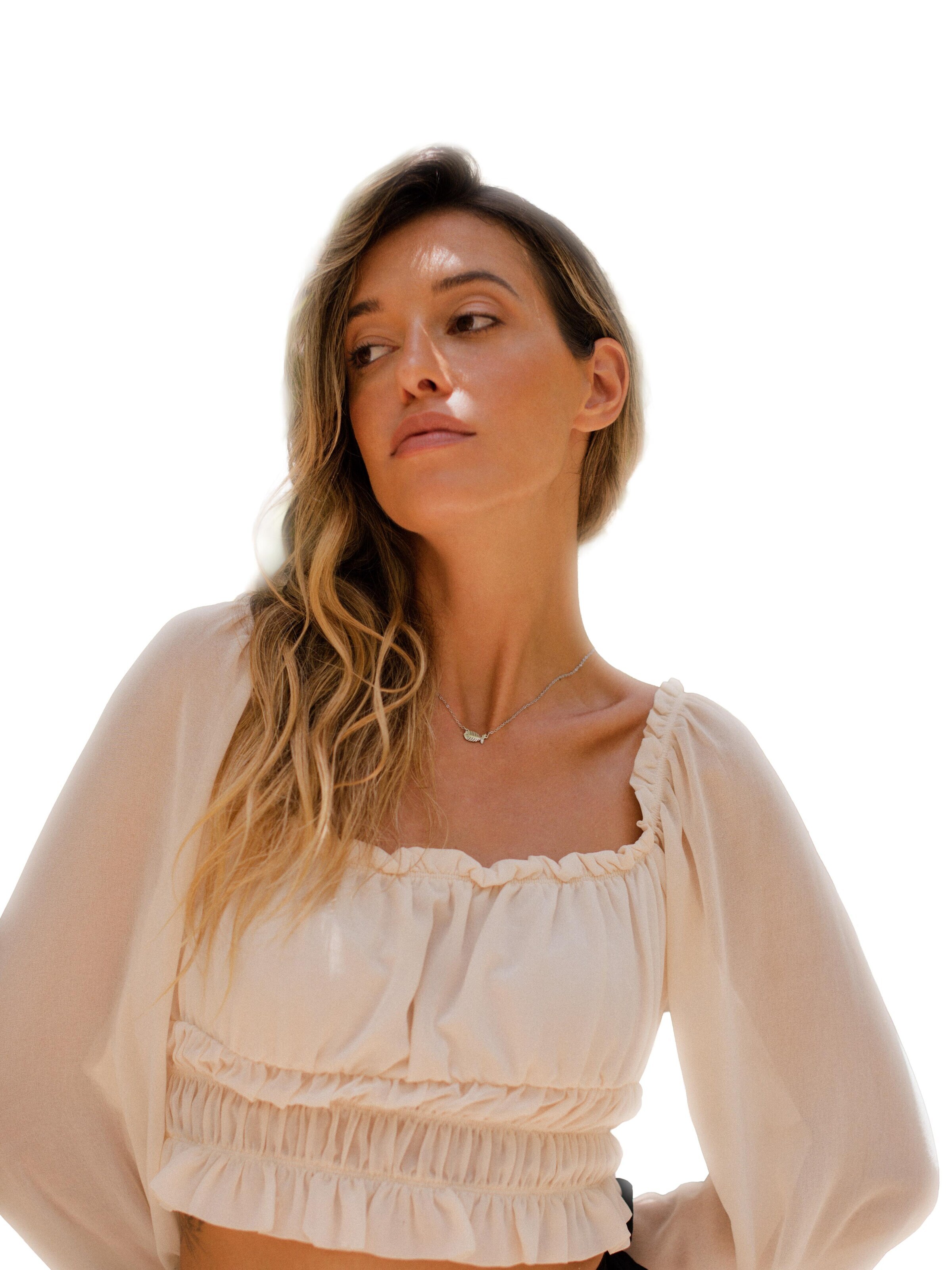 LUUK LIFESTYLE Necklace in Silver: front