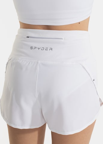 Regular Pantalon de sport Spyder en blanc