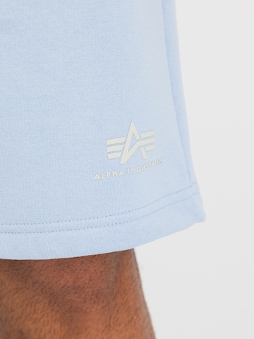 ALPHA INDUSTRIES Normální Kalhoty – modrá