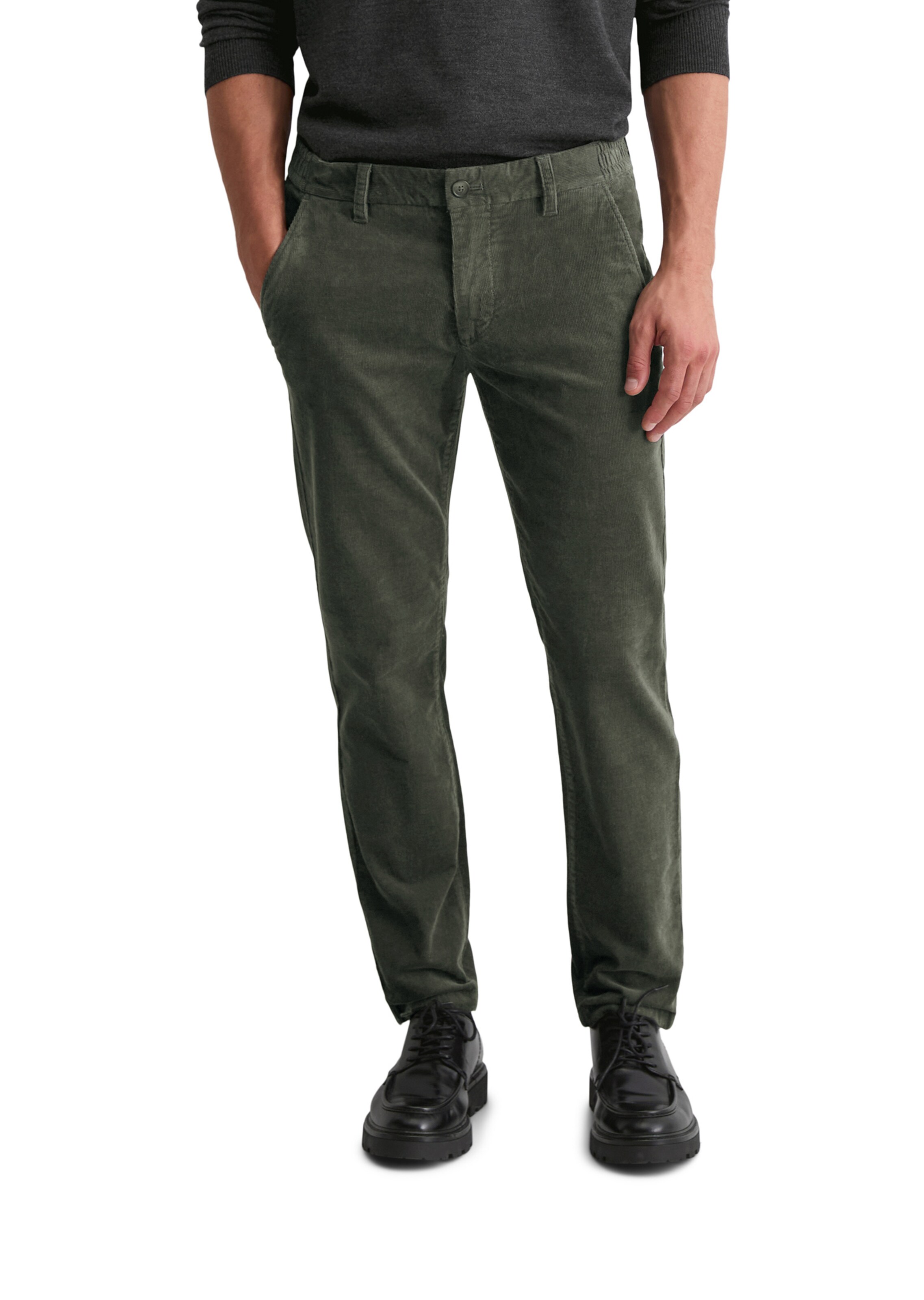 Regular Pantalon Marc O'Polo en vert : devant